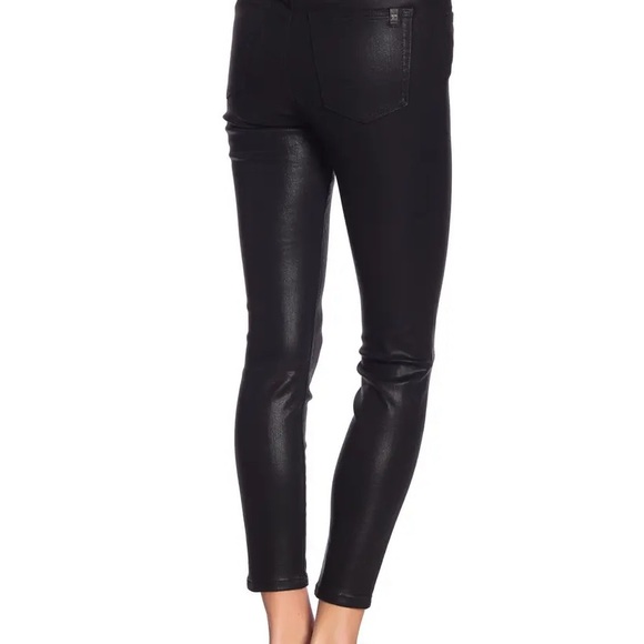 Joe's Coated Jeans Black Skinny Angle Jeans - Picture 2 of 5